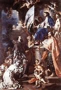 Francesco Solimena, St Bonaventura Receiving the Banner of St Sepulchre from the Madonna